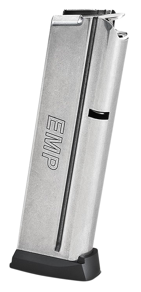 Springfield Armory PI6070 1911 EMP 9mm Luger 9rd Stainless Steel Magazine - Silver