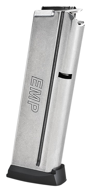 Springfield Armory PI6070 1911 EMP 9mm Luger 9rd Stainless Steel Magazine - Silver
