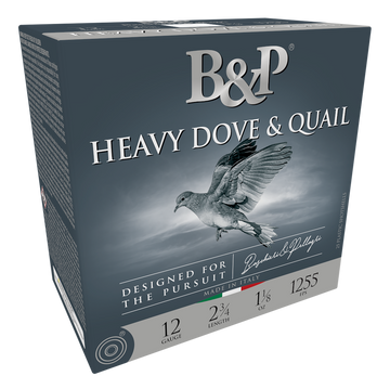 B&P Ammunition Heavy Dove & Quail 12 Gauge 2.75" 1-1/8 oz #6 Shot - Box or Case