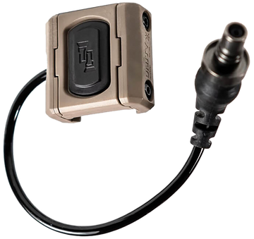 Unity Tactical ModButton Lite Single Lead 7" USB-C Remote Switch - Flat Dark Earth