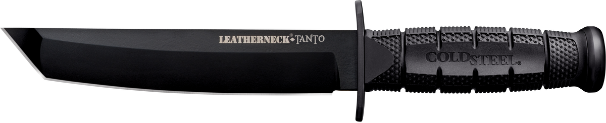 Cold Steel Leatherneck Tanto 7" Fixed Plain D2 Steel Griv-Ex Handle