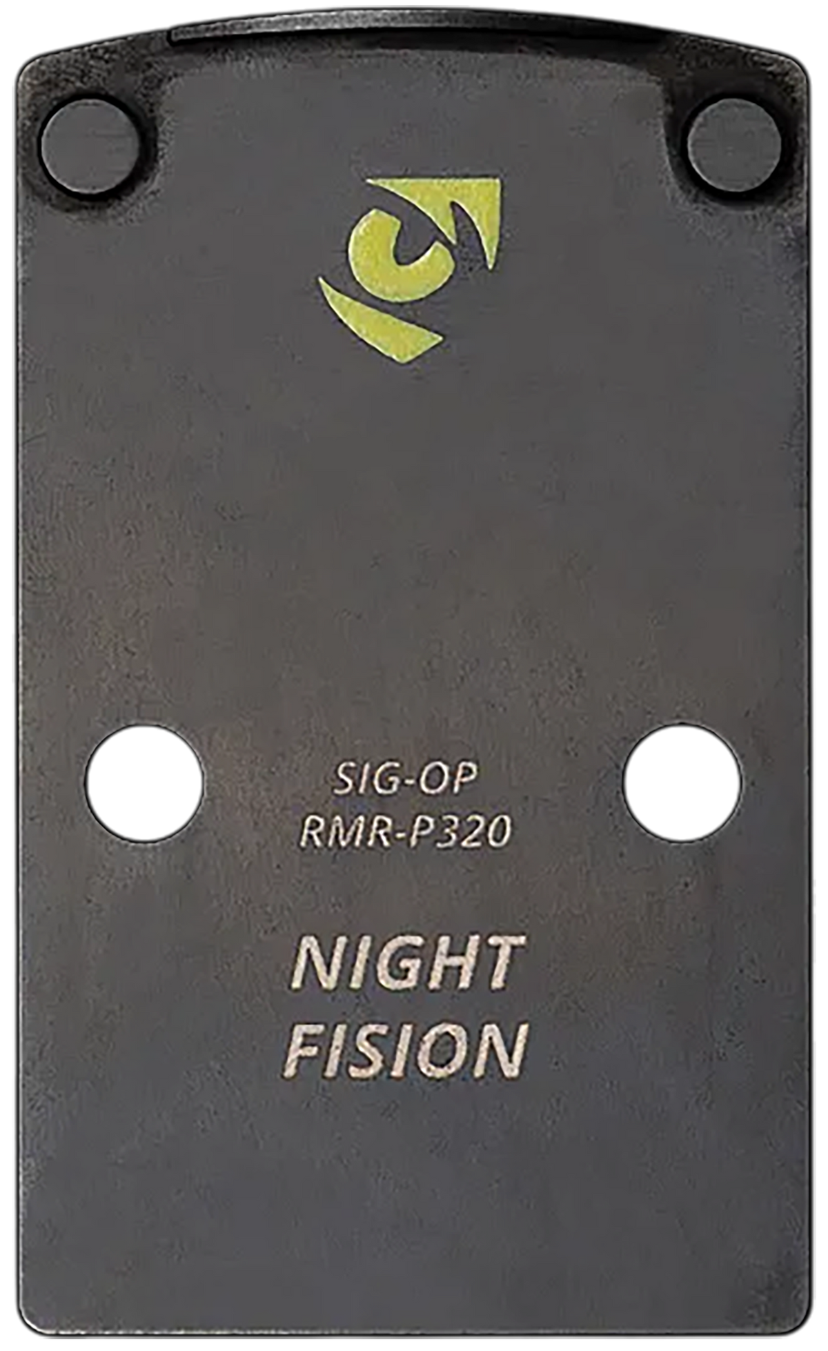 Night Fision SIGOPRMRP320 Optic Adapter Plate Black Nitride Stainless Steel - Fits Sig Sauer P320 Pro Cut / Trijicon RMR / Holosun 507C