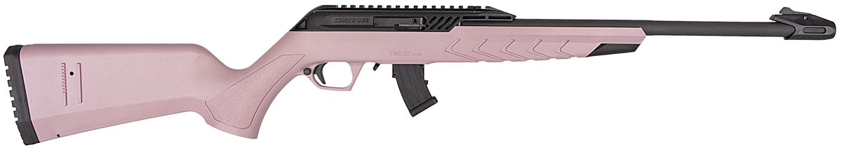 Derya Firearms TM22 Standard 22 LR 18" 10+1 Semi-Auto Rifle - Pink Stock