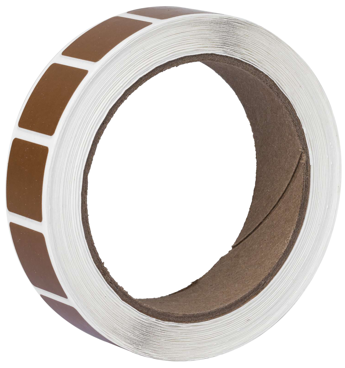 Action Target Square Target Pasters 7/8" Self-Adhesive Brown 1000 Per Roll