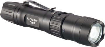 Pelican 7100 Tactical Flashlight Black Anodized 33/348/695 Lumens White LED