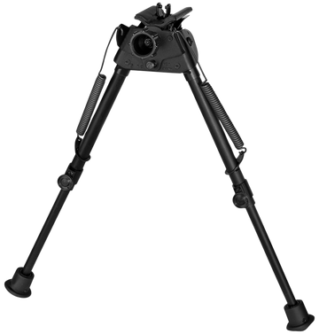 Harris S-L2 Swivel Bipod 9-13" Swivel Stud Steel/Aluminum - Self-Leveling Legs, Rubber Feet
