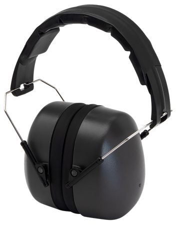 Pyramex PM3011 Ear Muff Foam 26 dB Over the Head Gray Earmuffs - 1 Pair