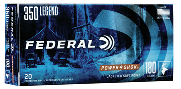 Federal Power-Shok 350 Legend 180gr Jacketed Soft Point - Box or Case