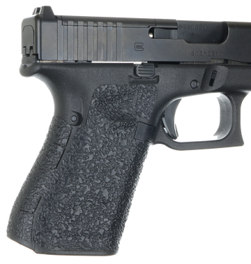 Talon Grips 382R Rubber Textured Adhesive Grip for Glock Gen5 19/23/25/32/38/44 (No Backstrap) - Black