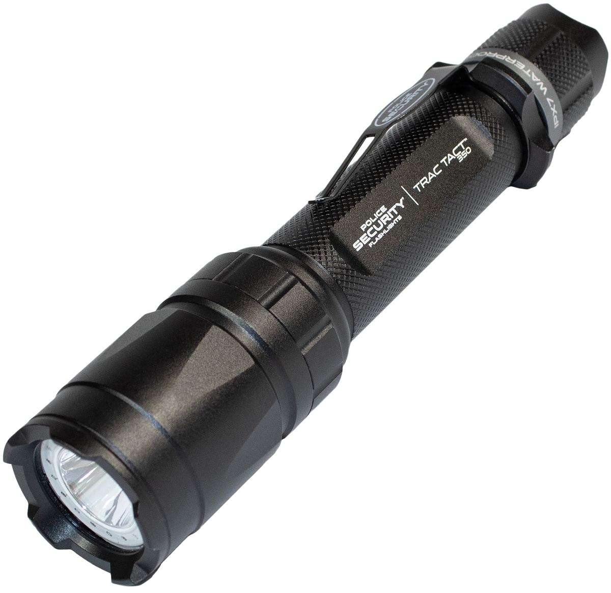 LB Marketing Trac Tact 2AA Black 105/350 Lumens White LED Flashlight