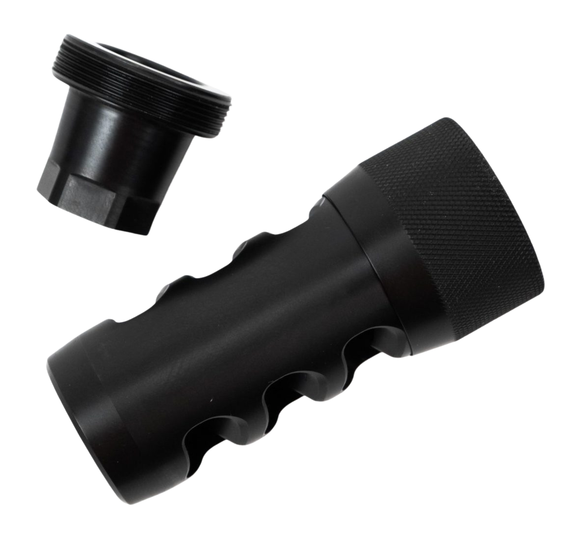 Area 419 Hellfire Self-Timing Muzzle Brake 223/6mm 1/2-28 - Black Nitride