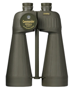 Steiner M1580 15x80mm Military Binocular w/ Reticle & Compass - Floating Prism, Sports-Auto Focus - OD Green Rubber Armor