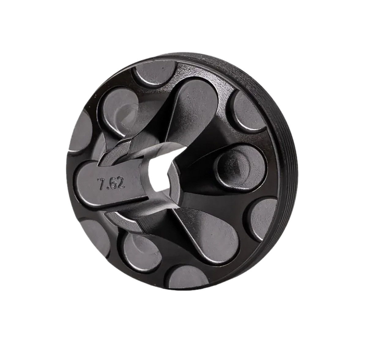 Rugged Suppressor FC006 Flash Hider Front Cap 7.62mm Black Steel