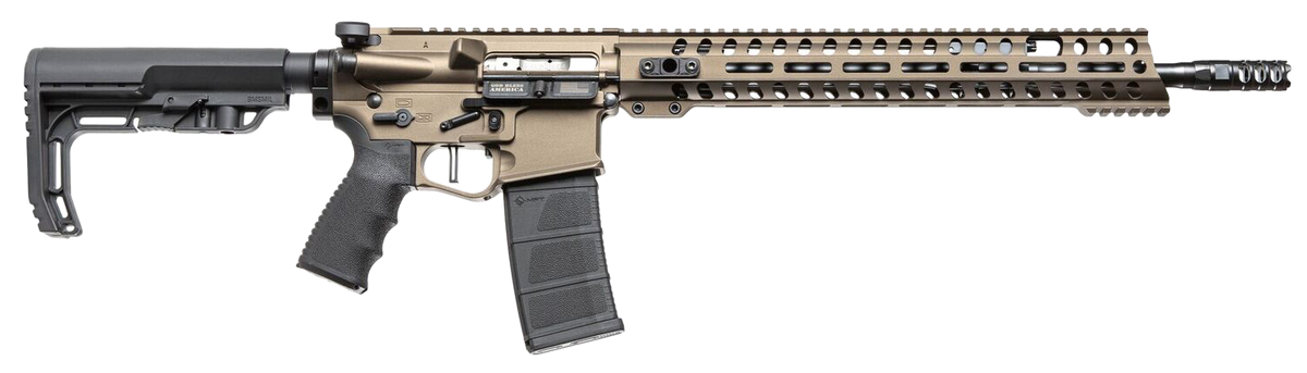Patriot Ordnance Factory Renegade+ 5.56x45mm NATO 16.5" 30+1 Semi-Auto Rifle - Burnt Bronze