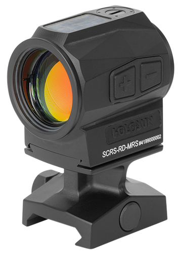 Holosun SCRS-RD-MRS 1x 20mm 2 MOA Red Dot/65 MOA Circle Multi-Reticle Solar Charging Rifle Sight - Black Anodized