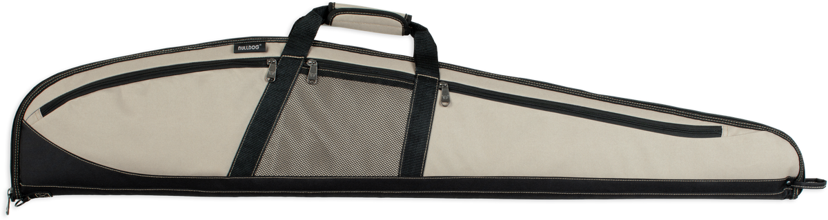 Bulldog BD220 Plus Rifle Case 48" Taupe/Black Water-Resistant Nylon Padded