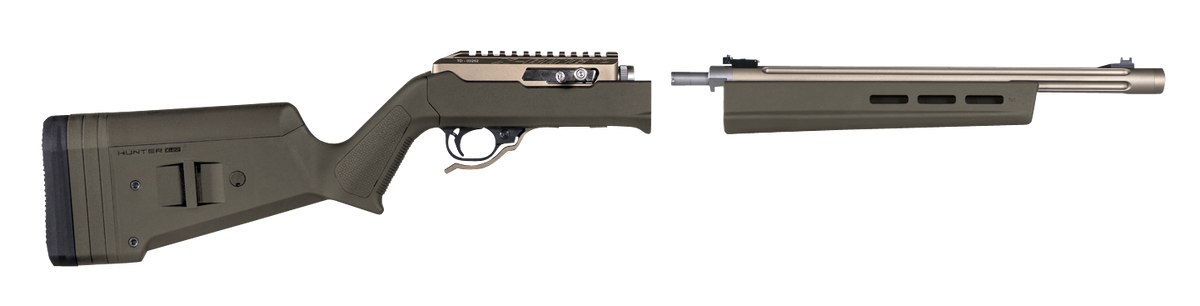 Magpul Industries Hunter X-22 Takedown OD Green Synthetic Stock w/Adjustable Comb for Ruger 10/22 Takedown