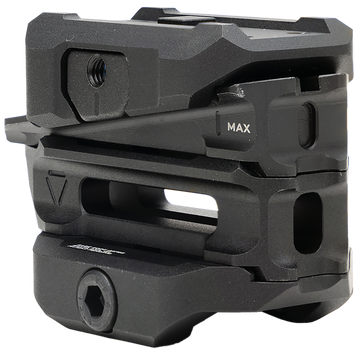 Strike Industries T1-VOM Variable Optic Mount for Aimpoint Micro 1/3 Co-Witness - Black Anodized
