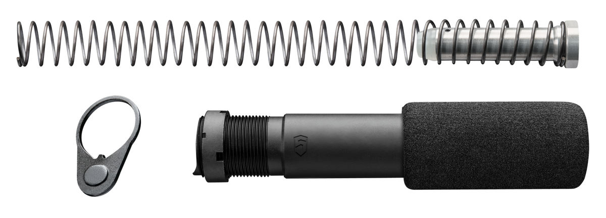 Phase 5 Weapon Systems PBTCA Pistol Buffer Tube Assembly 7.4" AR Pistol Platform Black Aluminum