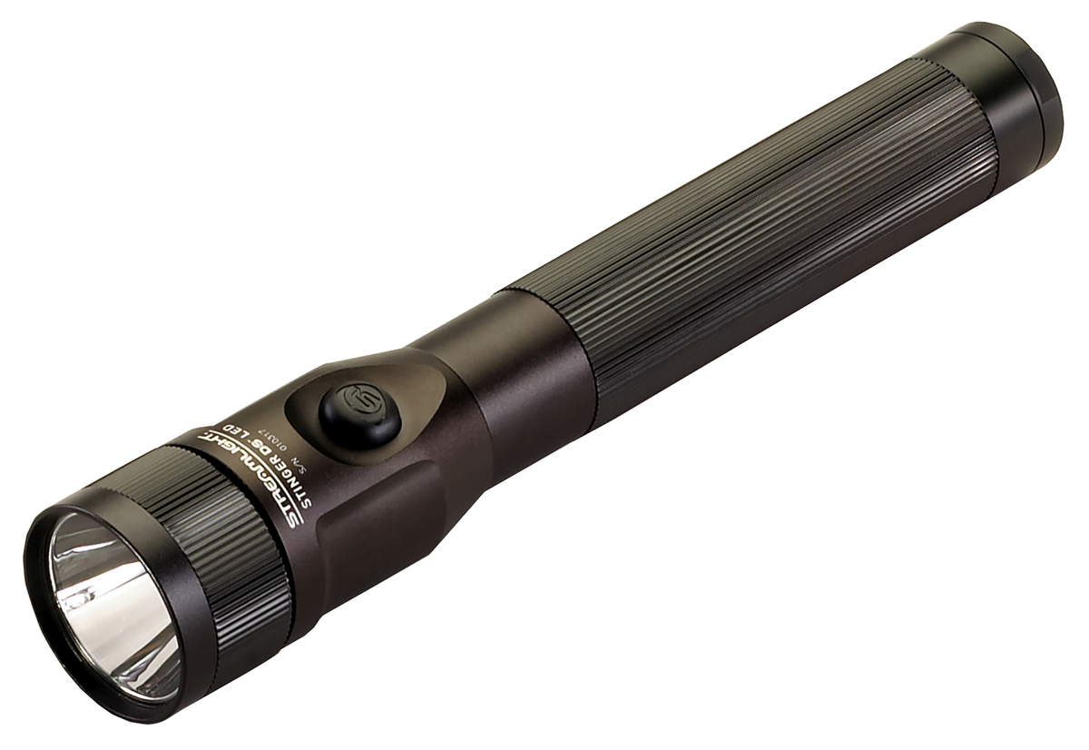 Streamlight Stinger DS LED Flashlight 100/200/425 Lumens White LED - 8.85" Rechargeable Black Anodized