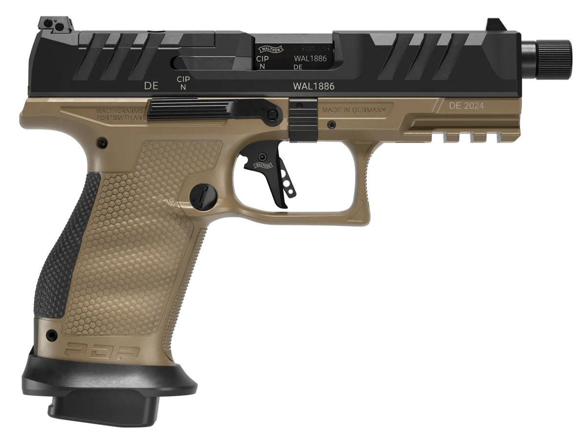 Walther Arms PDP Pro SD Compact 9mm Luger 4.60" 10+1 Striker-Fired Pistol - FDE