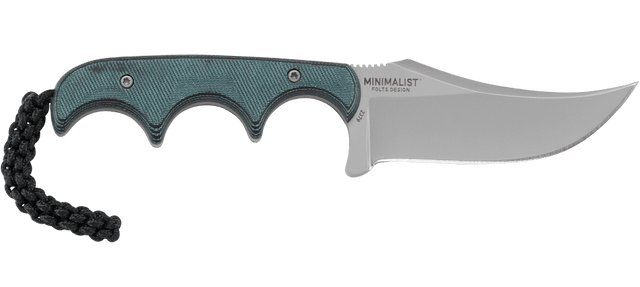 Columbia River CRKT 2379C Minimalist Persian 2.76" Fixed Plain Edge 8Cr13MoV Green Handle
