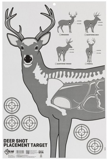 Allen 15810 Deer Vitals Corrugated Hanging Paper Target 23" x 35"