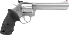 Taurus 66 357 Mag/38 Special +P 6" 7-Shot DA/SA Medium Revolver - Matte Stainless