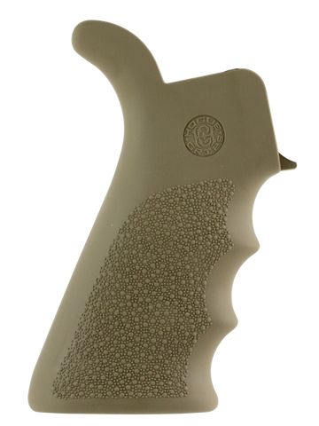 Hogue 15023 OverMolded Beavertail AR-15/M16 Desert Tan Rubber Pistol Grip