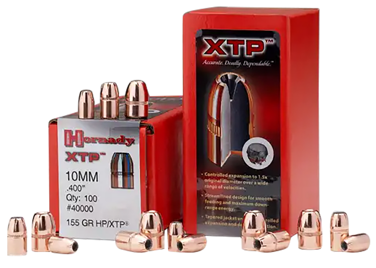 Hornady XTP 10mm Auto .400 155 gr Hollow Point - 100/Box