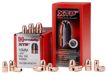 Hornady XTP 10mm Auto .400 155 gr Hollow Point - 100/Box