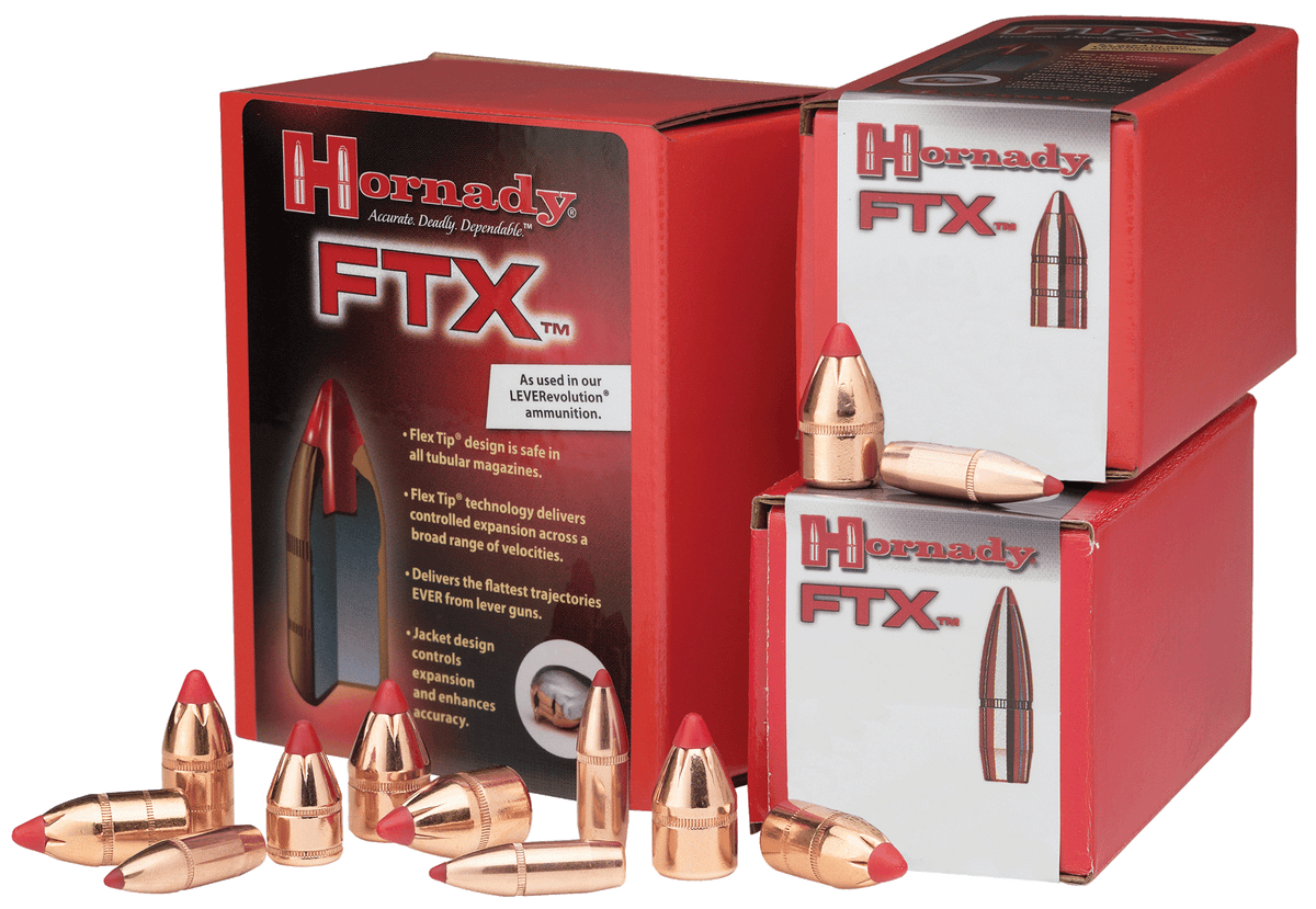 Hornady FTX 45 Cal .458 325 gr Flex Tip eXpanding Reloading Bullets - 50/Box