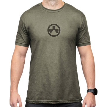 Magpul Industries Icon Logo CVC T-Shirt - Olive Drab Heather - Medium