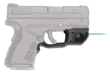 Crimson Trace Laserguard LG-496G Green Laser Sight for Springfield XD Mod.2 - Black Polymer