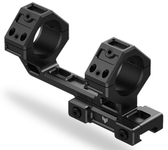 Swampfox Optics Hostile Engagement 30mm 45-Degree Offset Reflex Sight Mount - Matte Black 7075 Aluminum