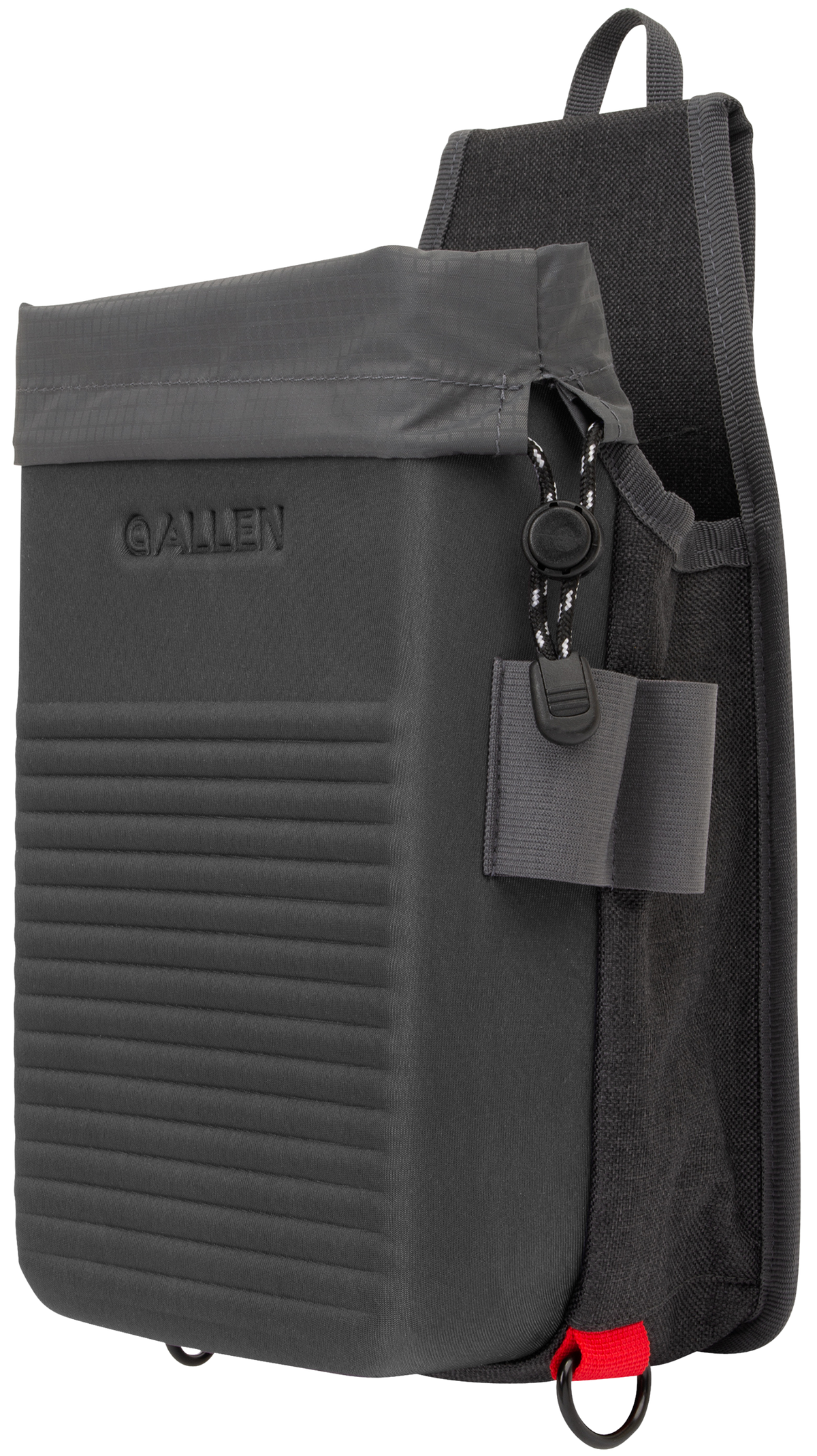 Allen 8334 Competitor Double Compartment Shell Bag Gray Molded EVA 12 Gauge