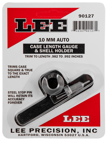 Lee Case Length Gauge 10mm Auto w/ Shell Holder