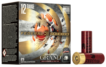 Federal Premium Gold Medal Paper 12 Gauge 2.75" 1 1/8 oz #7.5 Shot 25 Rd - Box or Case