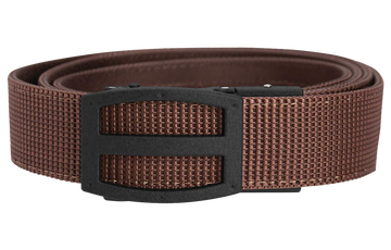 Team Nexbelt Operating Titan EDC 1.5" Dark Brown Nylon Ratchet Belt