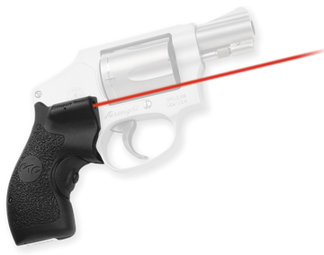 Crimson Trace LG-105 Lasergrips S&W J-Frame Round Butt Red Laser Black Polymer