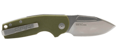S.O.G Stout SJ 2.60" Folding Clip Point Plain Stonewashed Cryo D2 OD G10 Handle