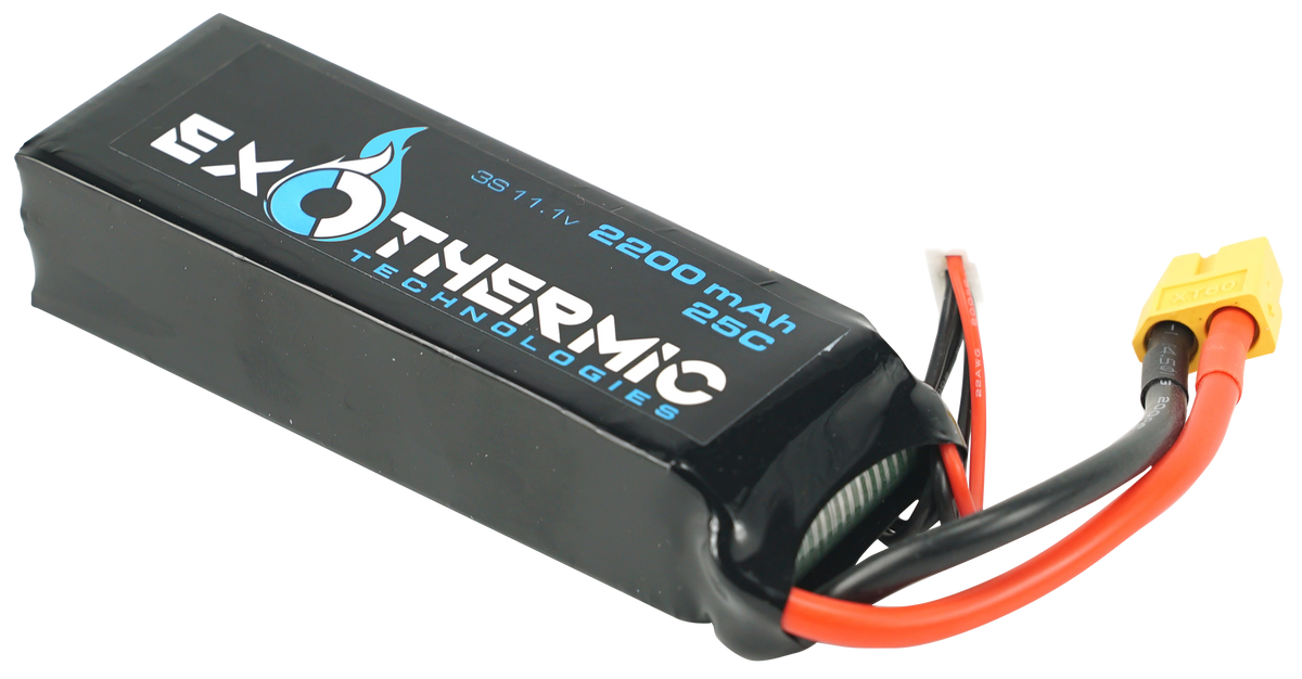 Exothermic Technologies BATTERY2200 Spare Battery 11.1V 2200mAh LiPo - For Pulsefire LRT