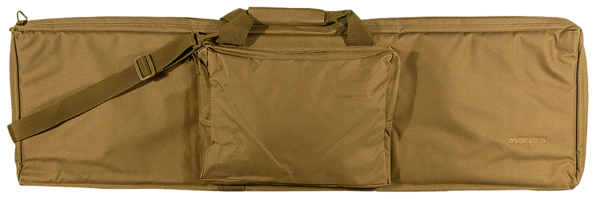 Bob Allen 79004 Max-Ops Rectangular Tactical Rifle Case 42" Coyote Brown Polyester Foam Padded