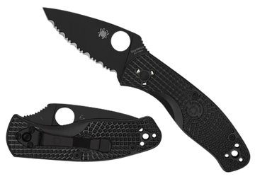 Spyderco Persistence Lightweight 2.75" Black Plain Edge 8Cr13MoV FRN Folding Knife