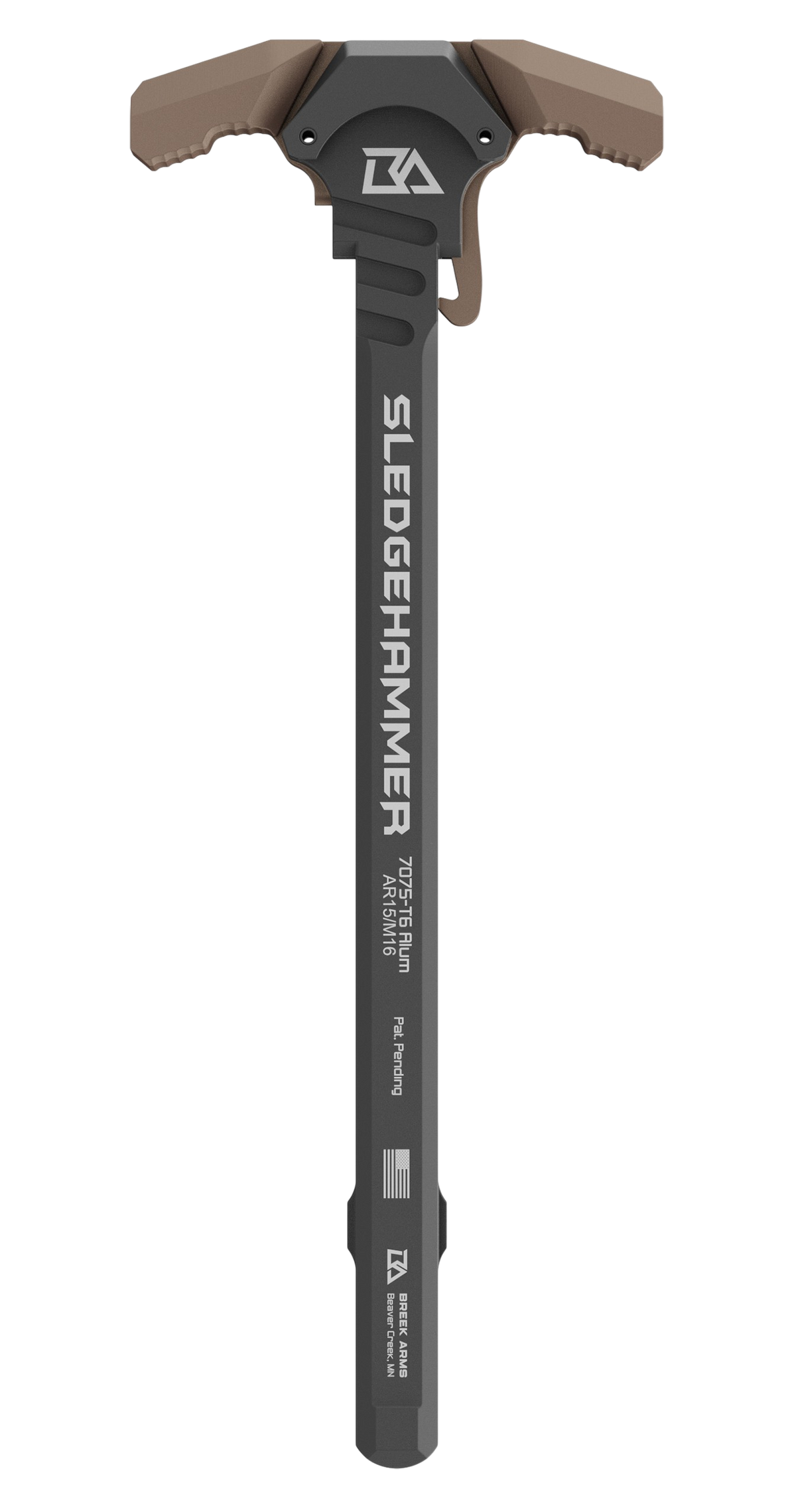 Breek Arms Sledgehammer AR-15/M16 Ambidextrous Charging Handle - Flat Dark Earth