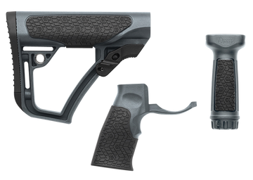 Daniel Defense OEM Collapsible Buttstock Kit w/ Pistol Grip & Vertical Foregrip - AR-Platform - Tornado