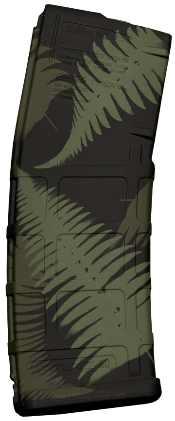 Weapon Works PMAG GEN M2 MOE 5.56x45mm NATO 30rd AR-15/M4 Ferns Green Polymer Magazine