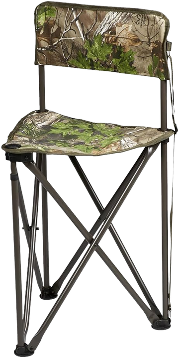 Hunters Specialties Tripod CamoChair Folding Mossy Oak Bottomland