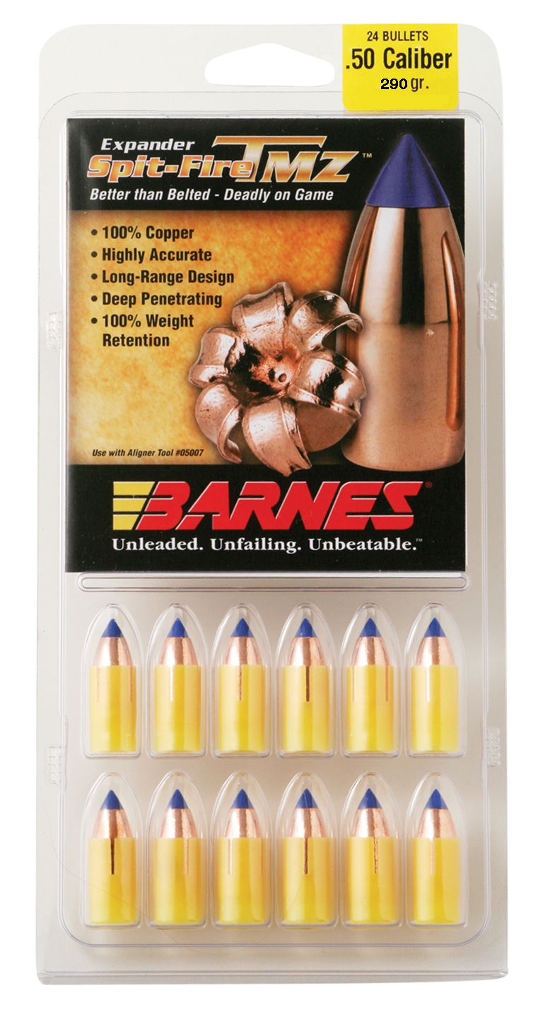 Barnes Bullets Spit-Fire TMZ Muzzleloader 50 Cal 290gr 24/Bx