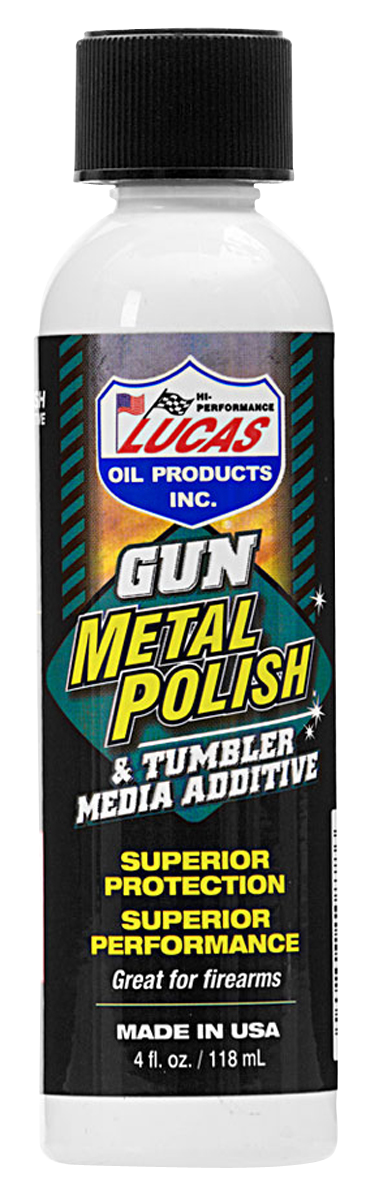Lucas Oil 10878 Gun Metal Polish 4 oz Bottle